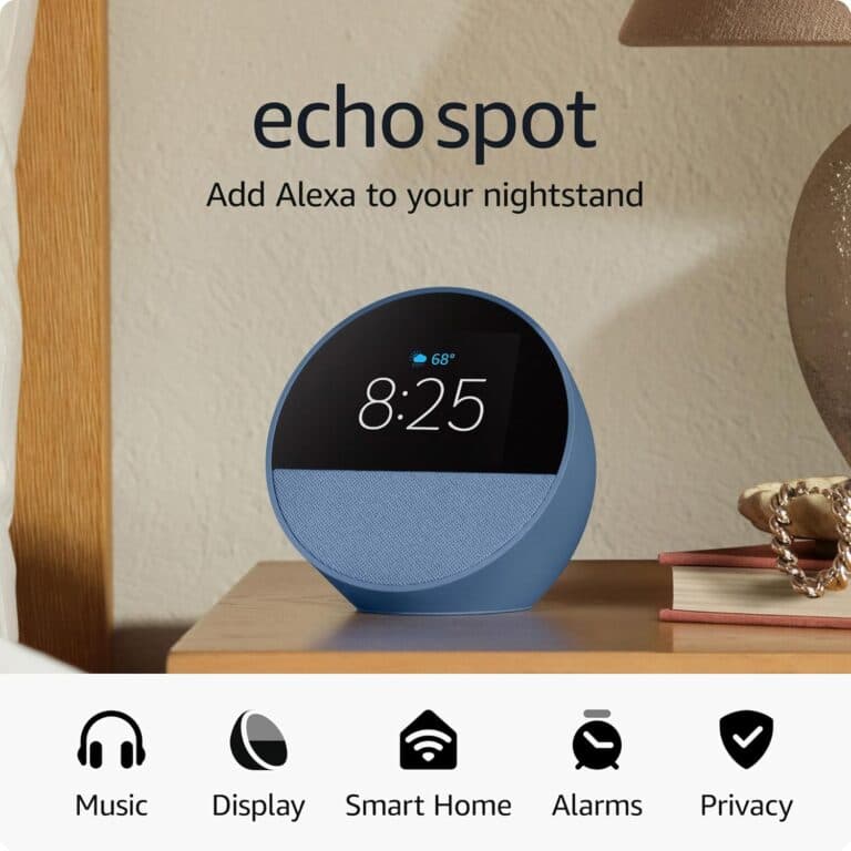Amazon Echo Spot Smart Alarm Clock