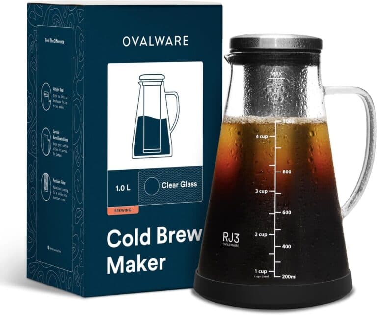 Ovalware Airtight Cold Brew Iced Coffee Maker