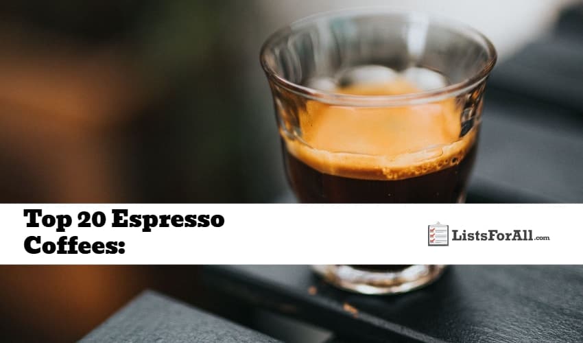 Best Espresso Coffees