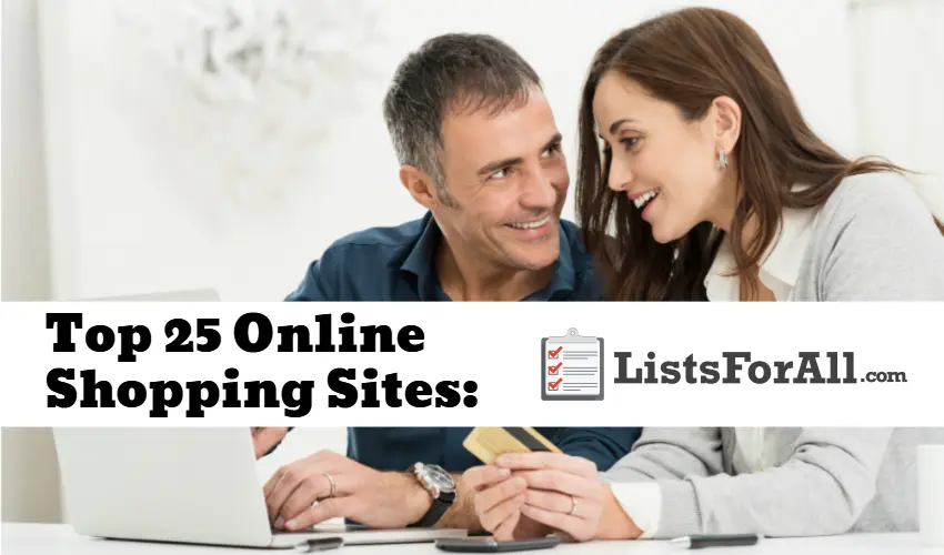 List of the Best Online Shopping Sites