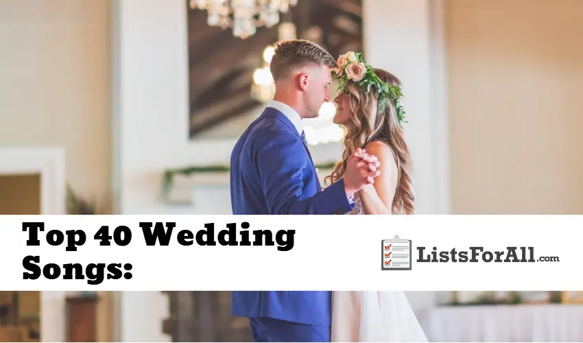 Best Wedding Songs