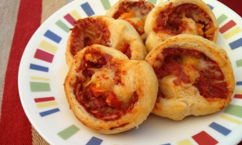 Pizza Scrolls Lunch Idea