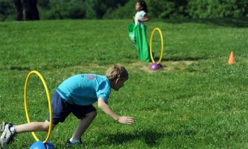 Obstacle Course Game Summer Activity