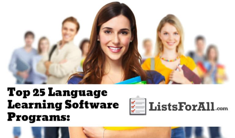 Best Language Learning Software: The Top 25 List - ListsForAll.com