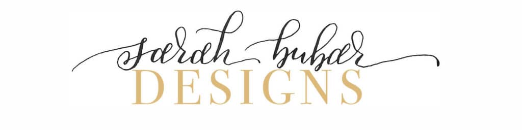 Sarah Bubar Designs Wedding Website