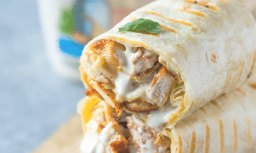 Chicken Ranch Wraps Lunch Idea