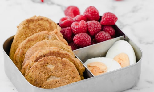 Mini Pumpkin Pancakes Lunch Idea