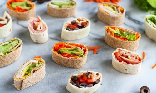 Pinwheel Sandwiches Lunch Idea