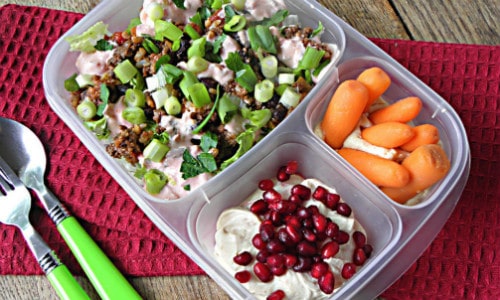 Taco Salad Lunch Idea