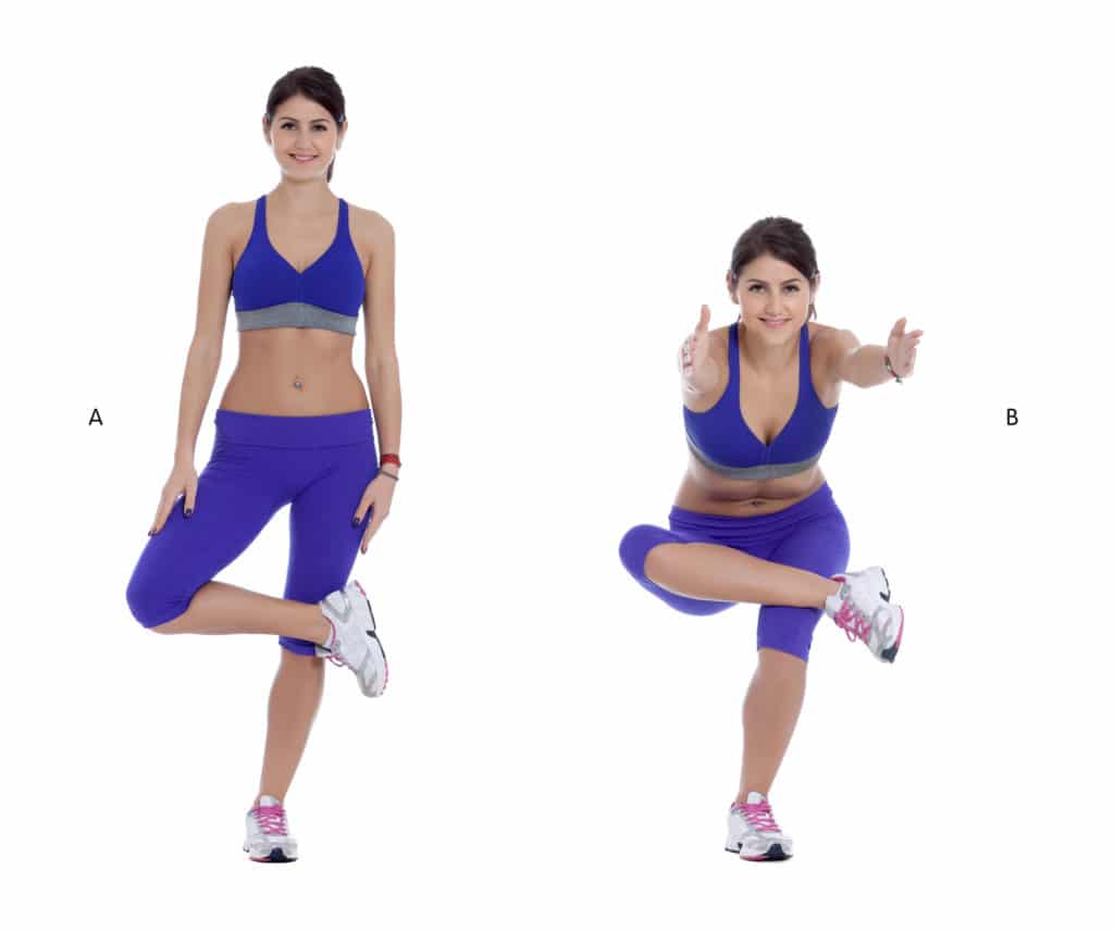 Bodyweight Single Leg Squats Exercise