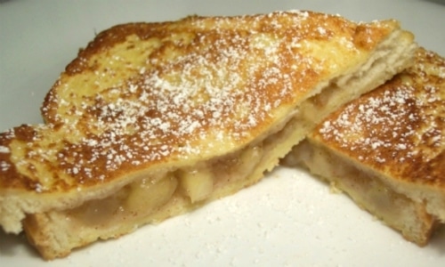 Apple Pie Sandwich Vegetarian Recipe