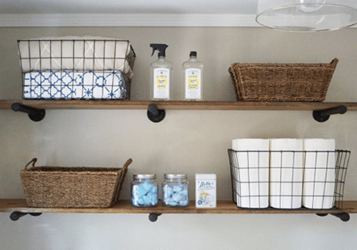 Pipe Shelving Idea