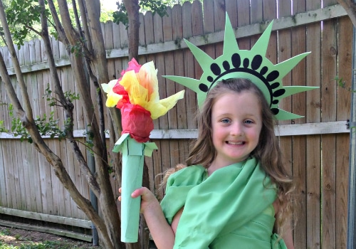 Homemade Statue of Liberty Outfit