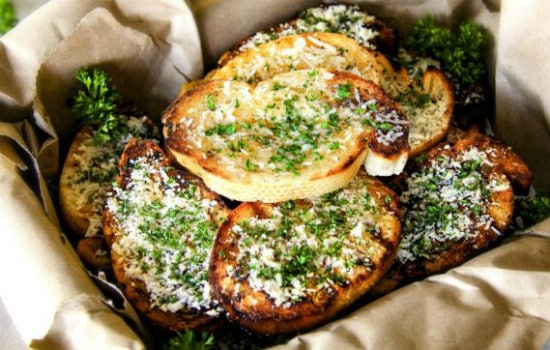 Grilled Parmesan Garlic Bread Recipe