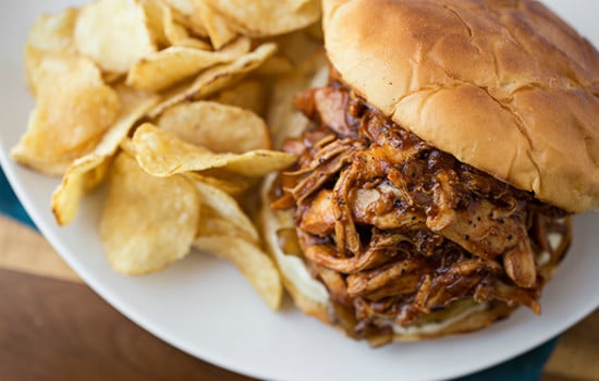 Hawaiian BBQ Pulled Chicken Sandwich Recipe