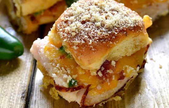 Jalapeno Popper Baked Turkey Sandwich Recipe