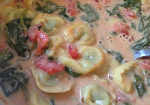 Cheesy Tortellini Soup Crock Pot Recipe