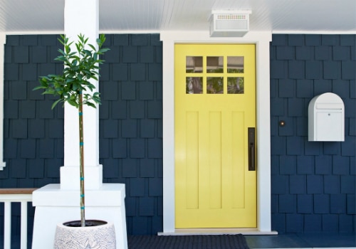 Paint your front door decorating tip