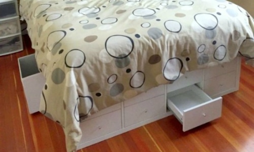 Storage Bed IKEA Hack