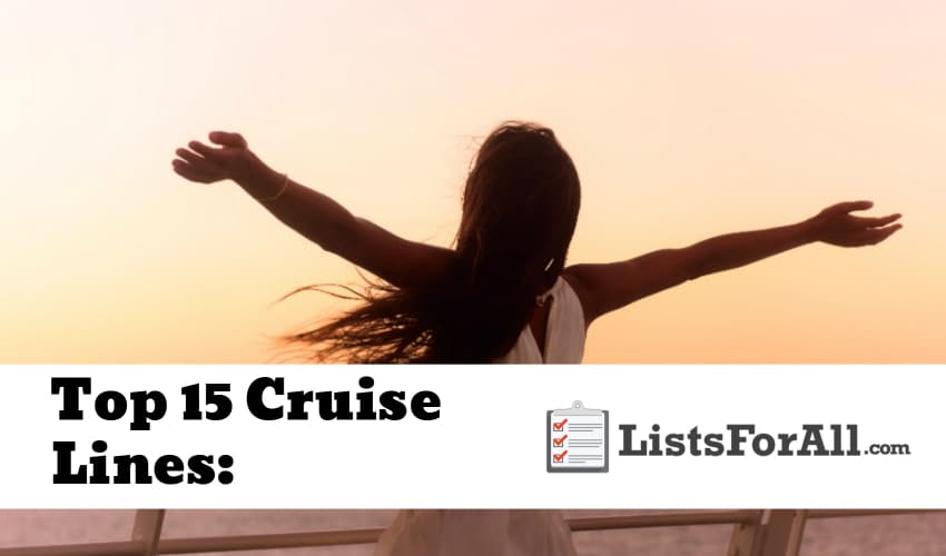 List of the Best Cruise Lines