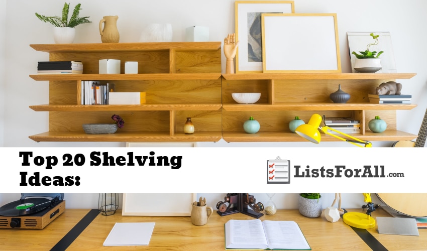 shelving ideas for your home