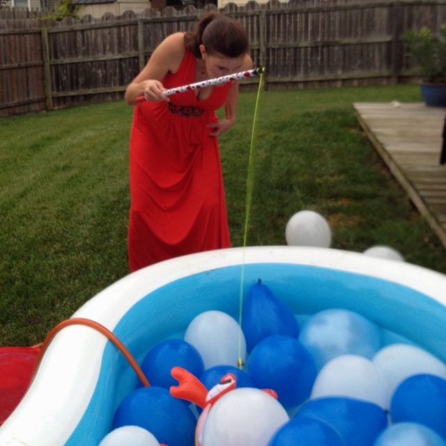 Fishing for Pacifiers Baby Shower Game