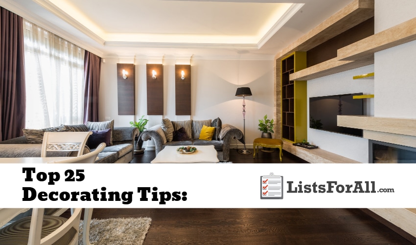 decorating tips for your home