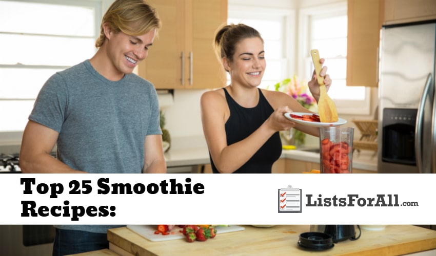 List of the Best Smoothie Recipes