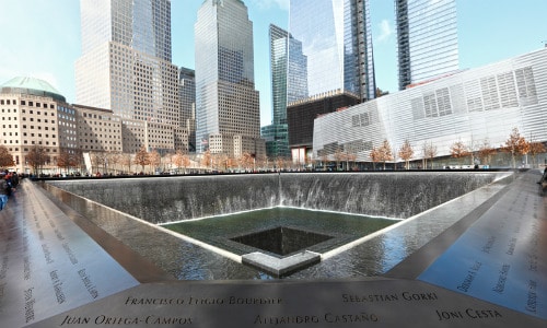 9-11 Memorial in New York City