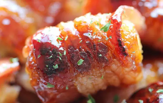 Bacon Wrapped Tater Tot Bombs Appetizer