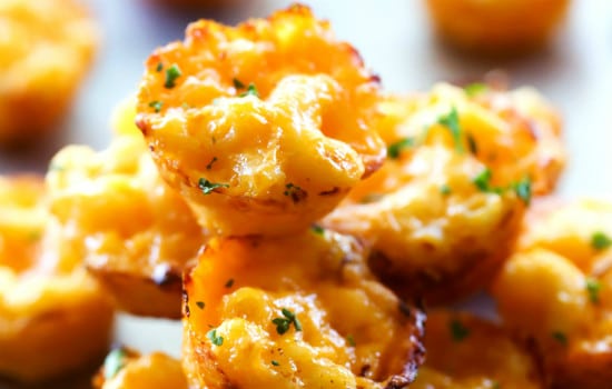 Homemade Mac and Cheese Bites Appetizer