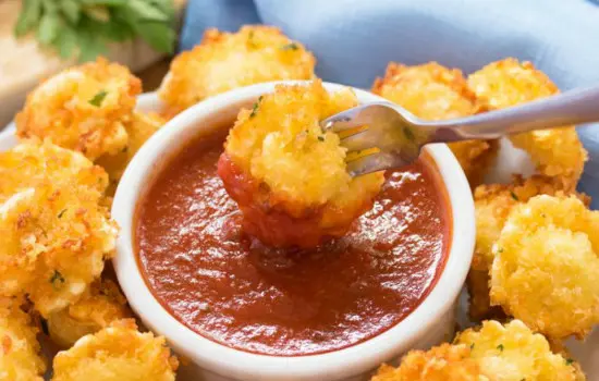 Parmesan Crusted Tortellini Bites Appetizer