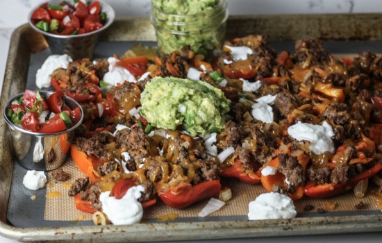 Bell Pepper Nachos Paleo Recipe