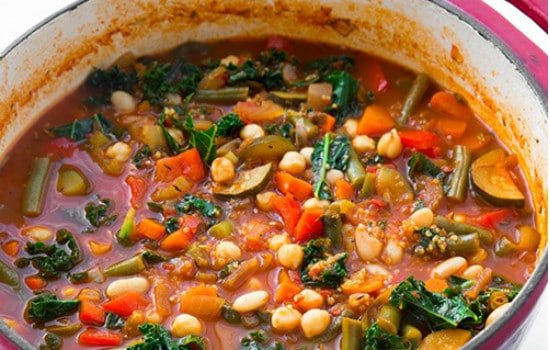 Vegan Kale and Quinoa Minestrone Recipe