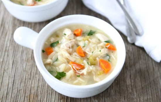 Lemon Chicken Orzo Soup Recipe