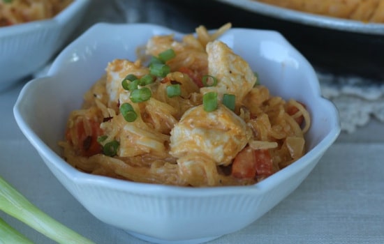 Buffalo Chicken Pasta Paleo Recipe