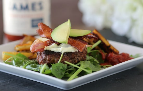 Chorizo Burgers with Pan Fried Sweet Potato Fries Paleo Recipe