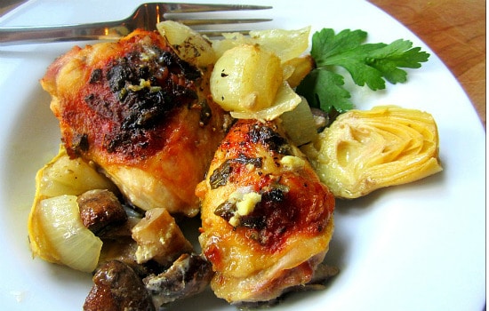 Baked Artichoke Chicken Paleo Recipe