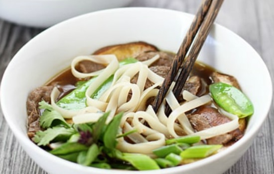 Rice Noodle Soup with Beef Recipe