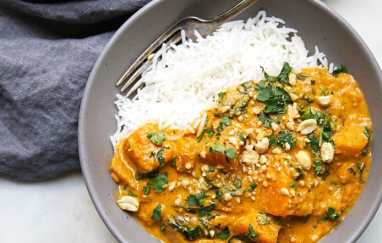 Vegan Thai Butternut Squash Red Curry Recipe