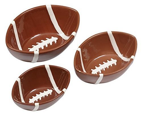 Ceramic Football Bowls Gift