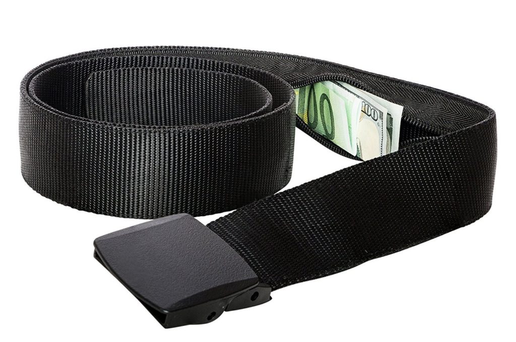 Hidden Money Pouch Travel Belt