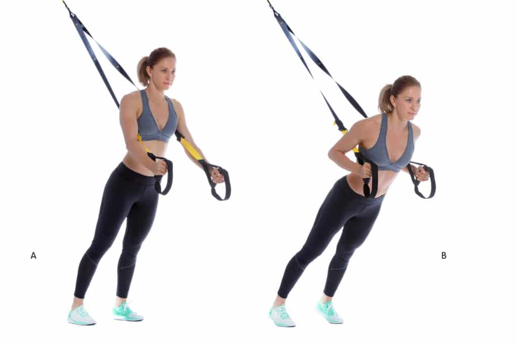 Chest Press Inside Grip TRX Exercise