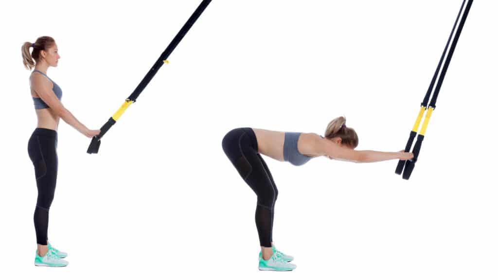 Hip Hinge Stretch TRX Exercise