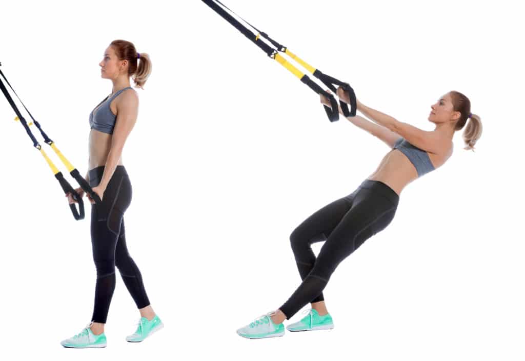 Lower Deltoid Pull TRX Exercise