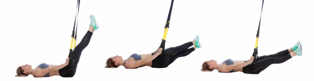 Oblique Leg Raise TRX Exercise