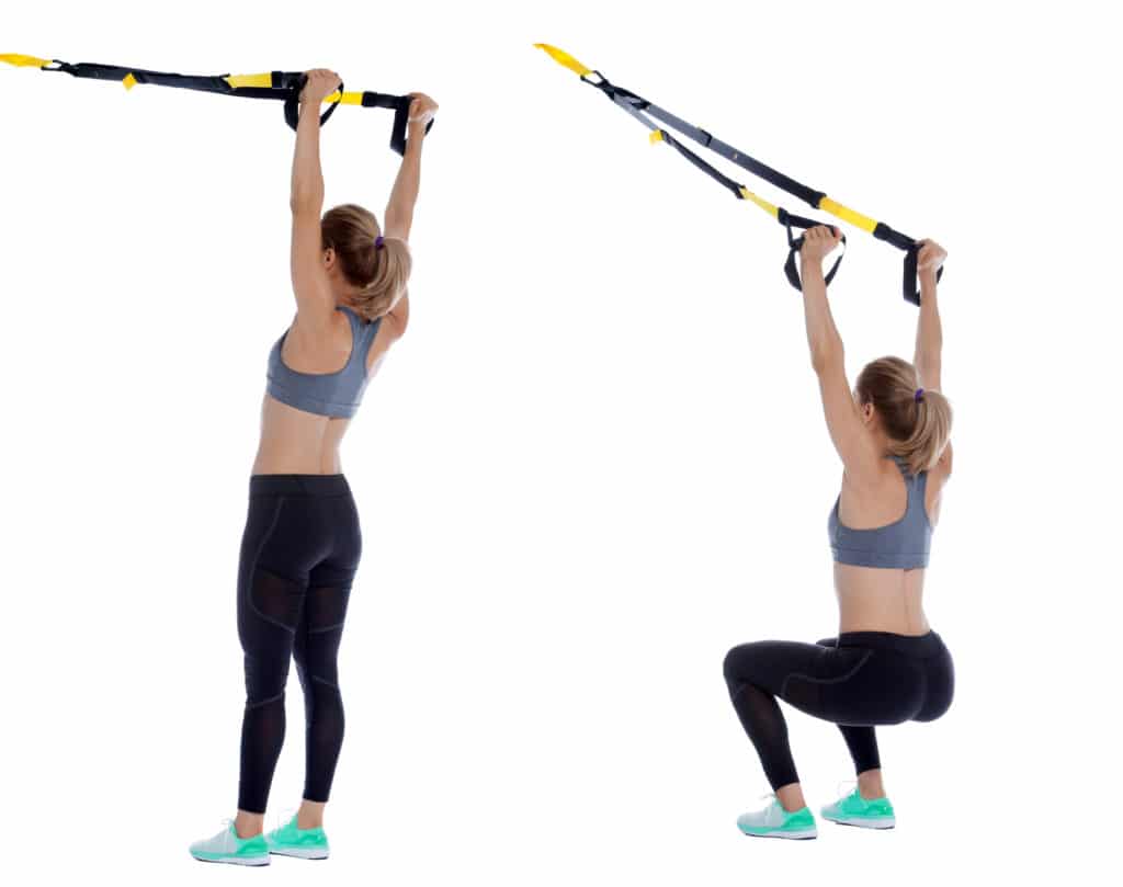 Overhead Squat TRX Exercise