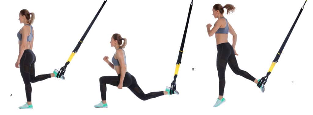 Single Leg Squat Jump TRX Exercise