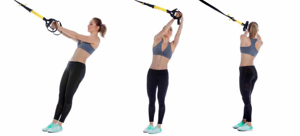 Torso Rotation Stretch TRX Exercise