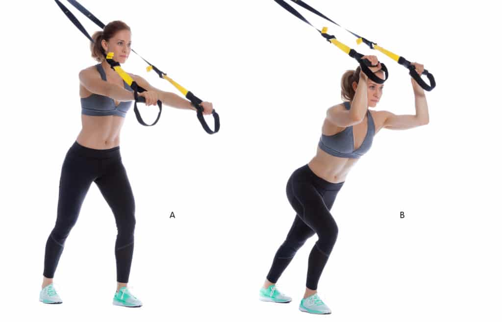 Tricep Press TRX Exercise